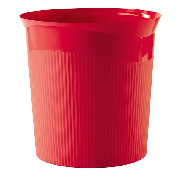 Produktbild: HAN Re-LOOP 18148-917 Papierkorb 13l (&Oslash; x H) 288mm x 287mm Recycling Kunststoff Rot 1St.