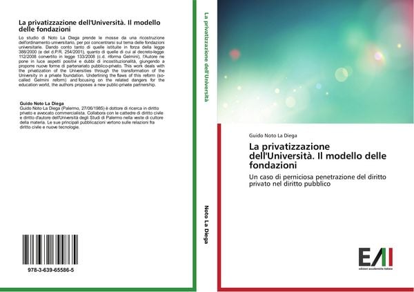 Produktbild: La privatizzazione dell'Universit&agrave;. Il modello delle fondazioni