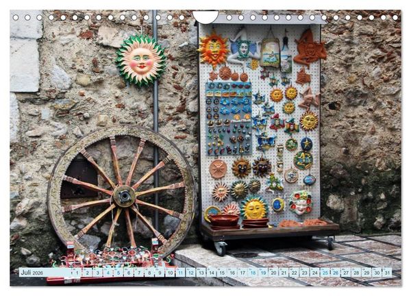Produktbild: Taormina Siziliens Perle (Wandkalender 2026 DIN A4 quer), CALVENDO Monatskalender