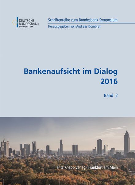 Produktbild: Bankenaufsicht im Dialog 2016
