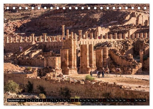 Produktbild: Petra - Jordanien (Tischkalender 2026 DIN A5 quer), CALVENDO Monatskalender