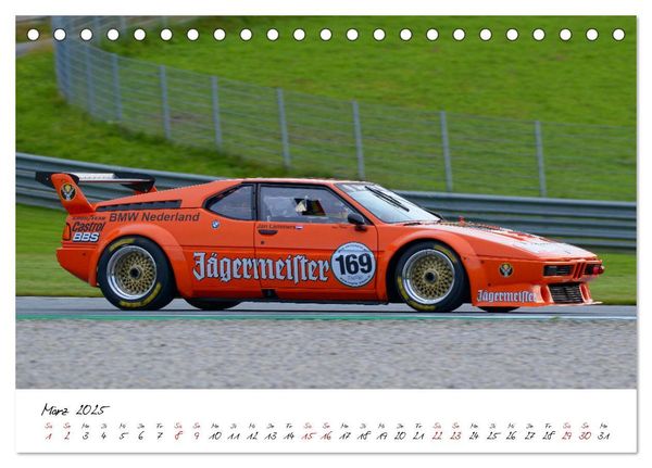 Produktbild: BMW M1 Procar (Tischkalender 2025 DIN A5 quer), CALVENDO Monatskalender