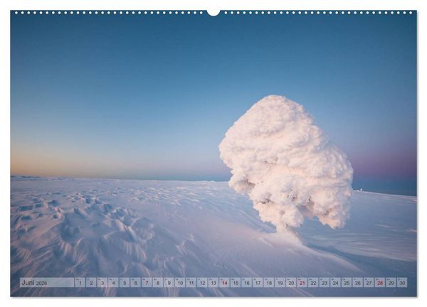 Produktbild: Lappland - Winterwandern Impressionen (Wandkalender 2026 DIN A2 quer), CALVENDO Monatskalender