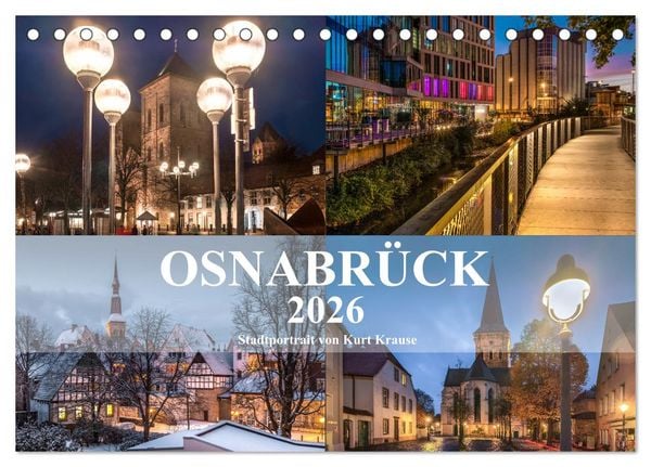 Produktbild: Stadtportrait Osnabr&uuml;ck (Tischkalender 2026 DIN A5 quer), CALVENDO Monatskalender