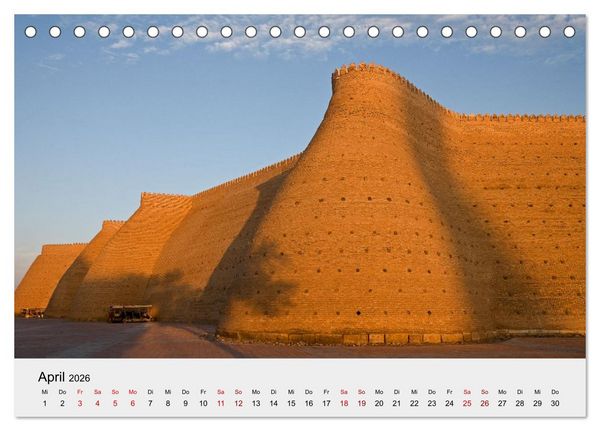 Produktbild: Usbekistan entlang der Seidenstra&szlig;e (Tischkalender 2026 DIN A5 quer), CALVENDO Monatskalender