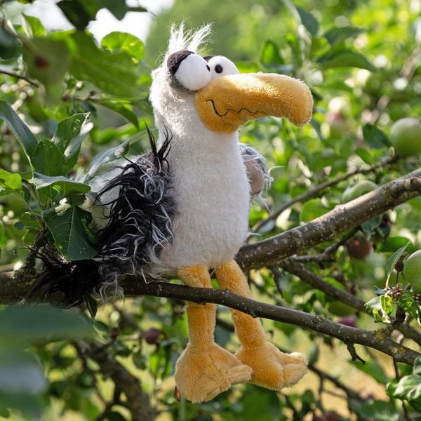 Produktbild: sigikid 42995 - Loud in the Cloud Kikeriki, M&ouml;we, Pl&uuml;schtier, 22 cm