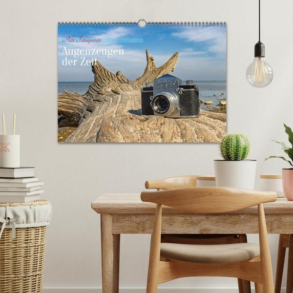 Produktbild: Alte Fotoapparate, Augenzeugen der Zeit (Wandkalender 2026 DIN A3 quer), CALVENDO Monatskalender