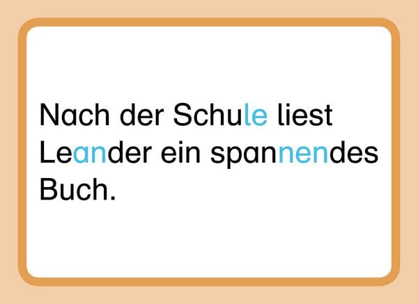 Produktbild: Ich kann S&auml;tze lesen Teil 2 in Sprechsilben mit Dana und Leander