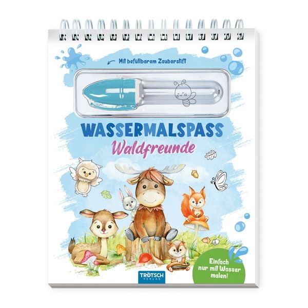 Produktbild: Tr&ouml;tsch Wassermalspa&szlig; mit Zauberstift Waldfreunde