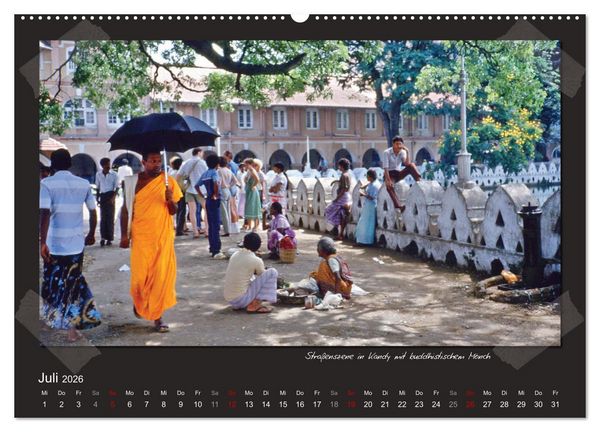 Produktbild: Sri Lanka anno 1986 (Wandkalender 2026 DIN A2 quer), CALVENDO Monatskalender