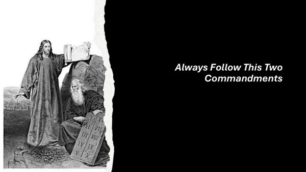 Produktbild: Always Follow This Two Commandments