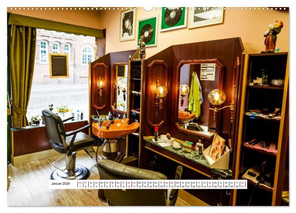 Produktbild: Friseursalons rund um den Globus (hochwertiger Premium Wandkalender 2026 DIN A2 quer), Kunstdruck in Hochglanz