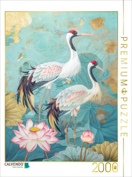 CALVENDO Puzzle Tiere und Natur im asiatischen Stil | 2000 Teile Lege-Größe 90x67cm Foto-Puzzle für glückliche Stunden