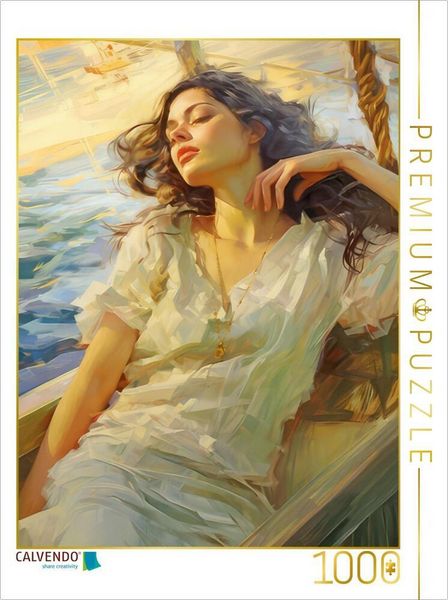 CALVENDO Puzzle Auf dem Schiff | 1000 Teile Lege-Größe 64x48cm Foto-Puzzle für glückliche Stunden