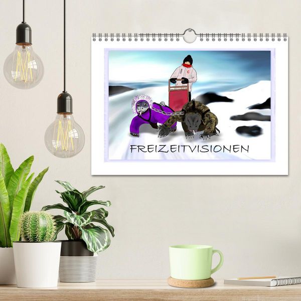 Produktbild: Freizeitvisionen (Wandkalender 2026 DIN A4 quer), CALVENDO Monatskalender