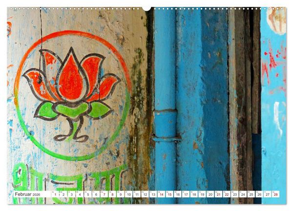 Produktbild: Kalkutta Altstadt Kolkata Oldtown (hochwertiger Premium Wandkalender 2026 DIN A2 quer), Kunstdruck in Hochglanz