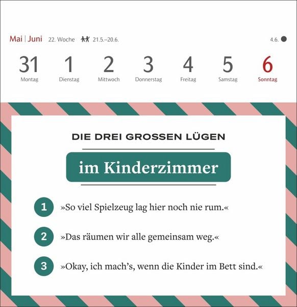 Produktbild: Die drei gro&szlig;en L&uuml;gen Premium-Postkartenkalender 2027 - 53 Postkarten mit am&uuml;santen Alltagsl&uuml;gen