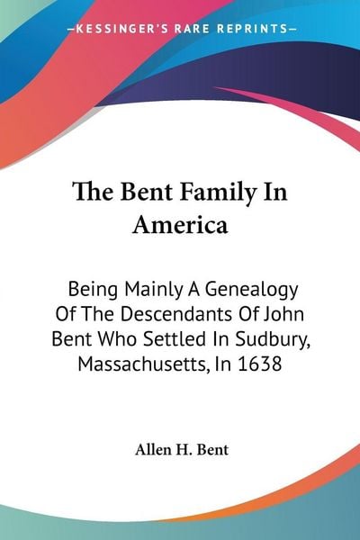 Produktbild: The Bent Family In America