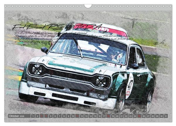 Produktbild: Rennsport am Limit (Wandkalender 2026 DIN A3 quer), CALVENDO Monatskalender