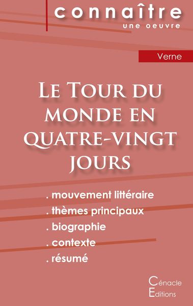 Fiche de lecture Le Tour du monde en quatre-vingt jours de Jules Verne (Analyse littéraire de référence et résumé complet), Taschenbuch von Jules