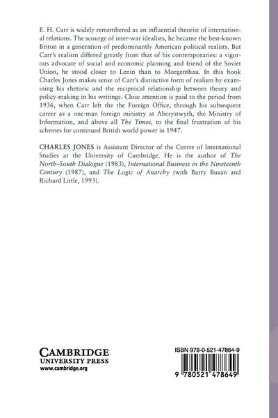 Produktbild: E. H. Carr and International Relations