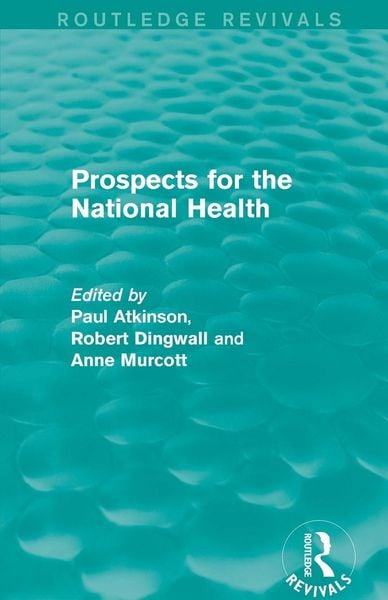 Produktbild: Prospects for the National Health