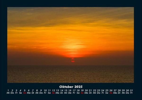 Produktbild: Sehnsucht nach Meer 2025 Fotokalender DIN A4