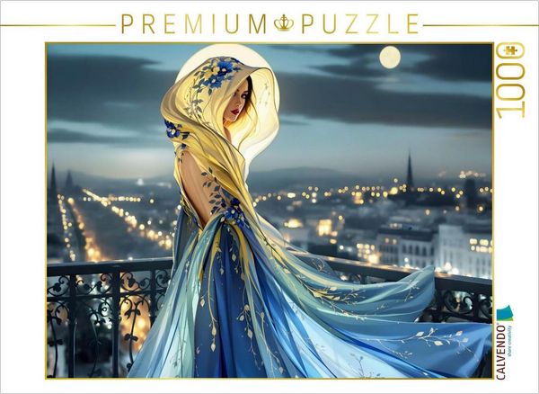 CALVENDO Puzzle Nachtwache der Eleganz | 1000 Teile Lege-Größe 64x48cm Foto-Puzzle für glückliche Stunden