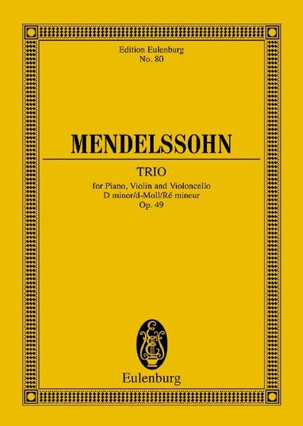 Produktbild: Klaviertrio d-Moll