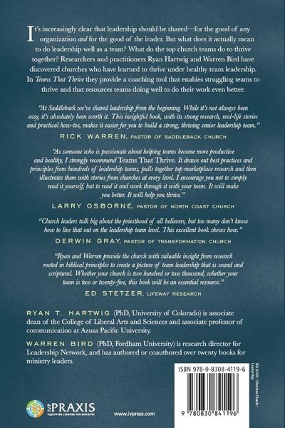 Produktbild: Teams That Thrive