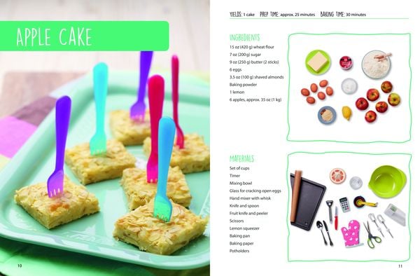 Produktbild: Kids Easy Cup Cookbook: Baking with Kids (Part 1), Baking box set incl. 5 colorful measuring cups