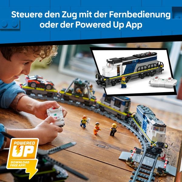 Produktbild: LEGO City 60508 &Uuml;berfall auf den Polizeizug, Spielzeug Hubschrauber