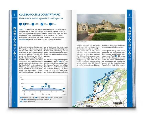 Produktbild: KOMPASS Wanderf&uuml;hrer Schottland, Wanderungen an den K&uuml;sten und in den Highlands 60 Touren mit Extra-Tourenkarte