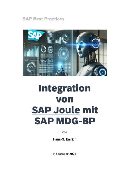 Integration von SAP Joule in SAP MDG-BP, Taschenbuch von Hans-Georg Emrich, Epubli, 9783565095933