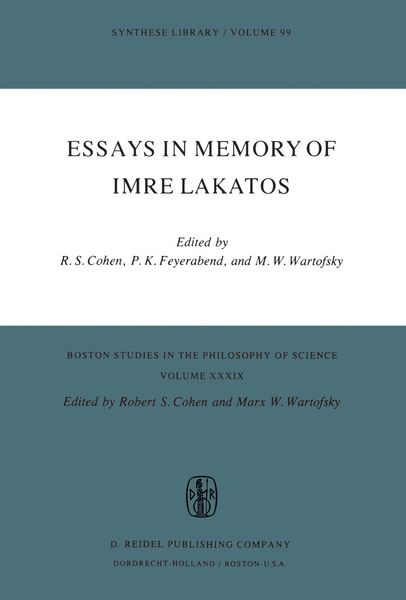 Produktbild: Essays in Memory of Imre Lakatos