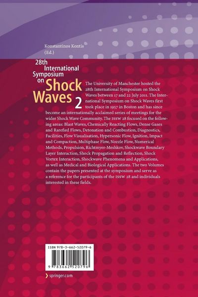 Produktbild: 28th International Symposium on Shock Waves