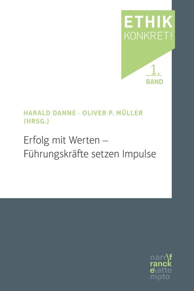 Produktbild: Erfolg mit Werten - F&uuml;hrungskr&auml;fte setzen Impulse
