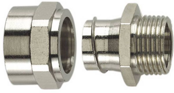 Produktbild: HellermannTyton 166-33800 PCSB12-FM-M16 Schlauchverschraubung Metall M16 10.20mm Gerade 1St.