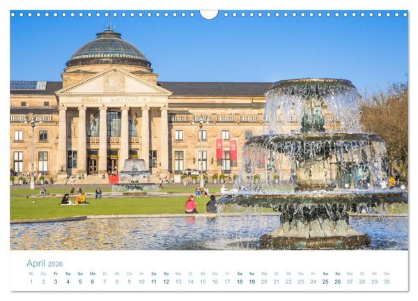 Produktbild: Daheim in Wiesbaden (Wandkalender 2026 DIN A3 quer), CALVENDO Monatskalender
