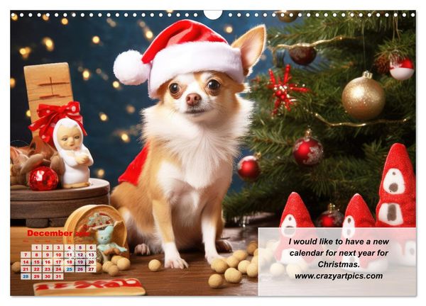 Produktbild: Great fun for Chihuahua lovers (Wall Calendar 2026 DIN A3 landscape), CALVENDO 12 Month Wall Calendar