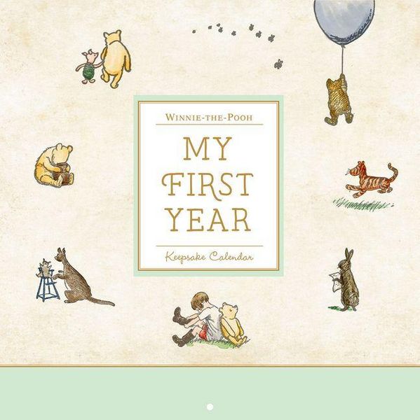Produktbild: Winnie-The-Pooh a First Year Calendar (13-Month with 75 Stickers)