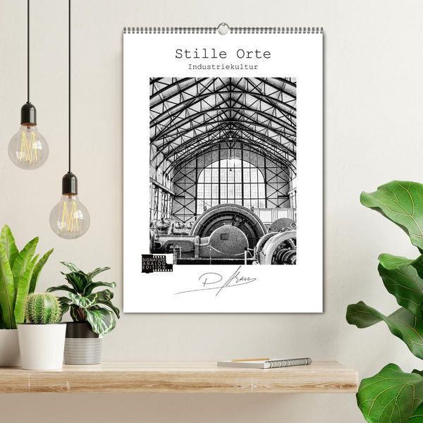 Produktbild: Stille Orte - Industriekultur (Wandkalender 2026 DIN A2 hoch), CALVENDO Monatskalender