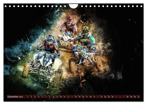 Produktbild: Quad grenzenlos (Wandkalender 2026 DIN A4 quer), CALVENDO Monatskalender