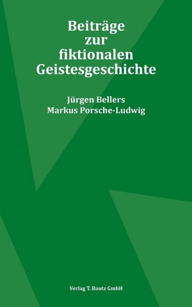 Produktbild: Beitr&auml;ge zur fiktionalen Geistesgeschichte