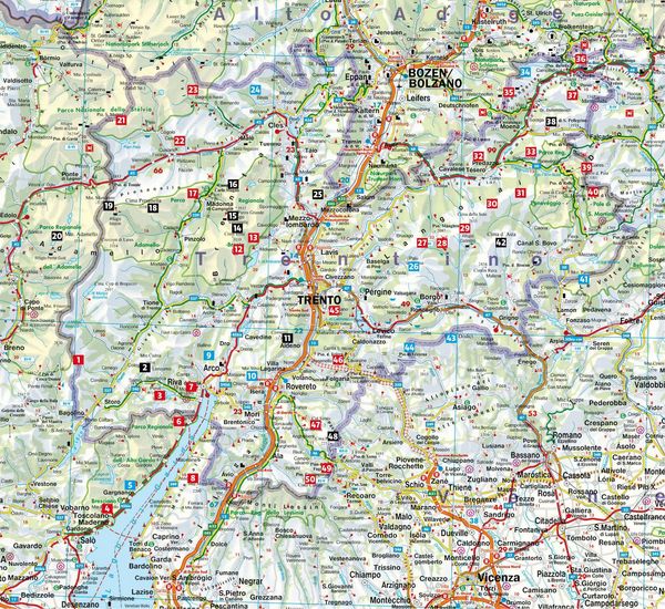 Produktbild: ROTHER Wanderbuch Trentino &ndash; Gardasee