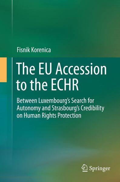 Produktbild: The EU Accession to the ECHR