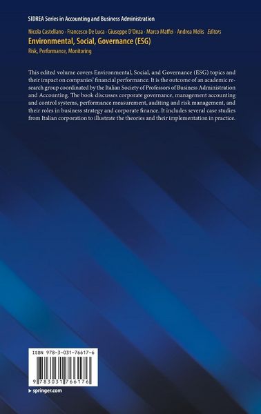 Produktbild: Environmental, Social, Governance (ESG)