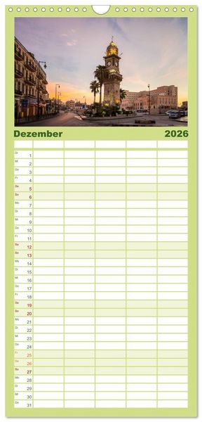 Produktbild: Familienplaner 2026 - Syrien - Erinnerungen mit 5 Spalten (Wandkalender, 21 x 45 cm) CALVENDO