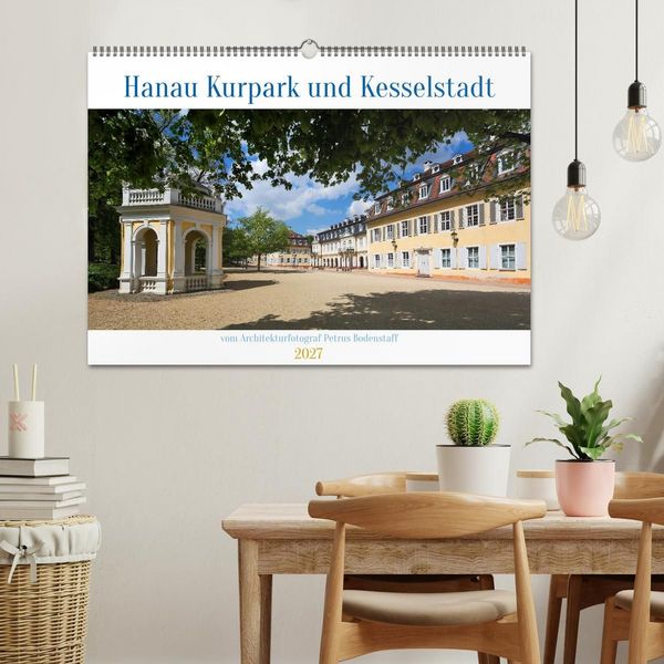 Produktbild: Hanau Kurpark und Kesselstadt (Wandkalender 2027 DIN A2 quer), CALVENDO Monatskalender