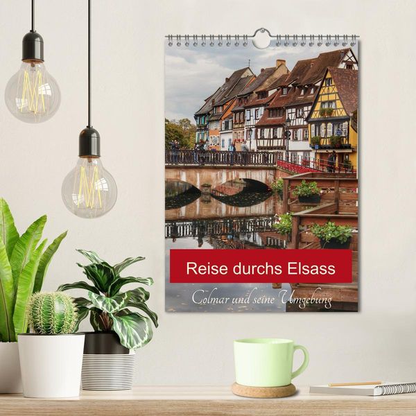 Produktbild: Reise durchs Elsass (Wandkalender 2026 DIN A4 hoch), CALVENDO Monatskalender
